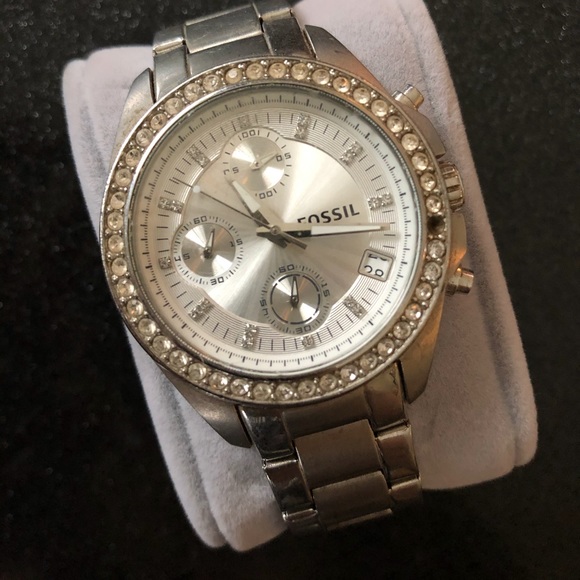 Fossil Rhinestone Watch - Picture 2 of 3